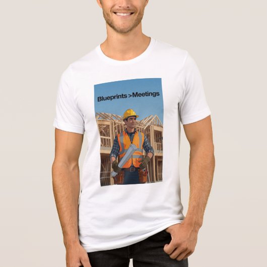 設計図>会議 Tシャツ (正面)