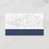 設計図 |建築ビルダー 名刺 (裏面)