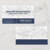 設計図 | 建築 名刺 (正面/裏面)