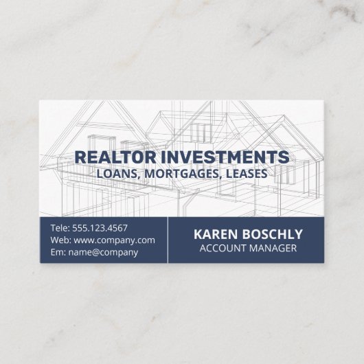 設計図 | 建築 名刺 (正面)