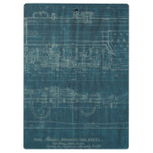 設計図Iのトレーニング クリップボード (裏面)