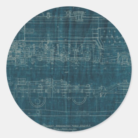 設計図Iのトレーニング ラウンドシール (正面)