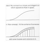 設計者とエンジニア ノートパッド (正面)