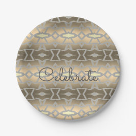 設計者とスタイリッシュ ペーパープレート