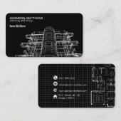 設計者設計者は名刺を作成 名刺 (正面/裏面)