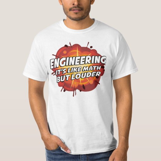 設計-数学のようしかし大声でです Tシャツ (正面)