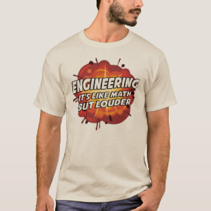 設計-数学のようしかし大声でです Tシャツ