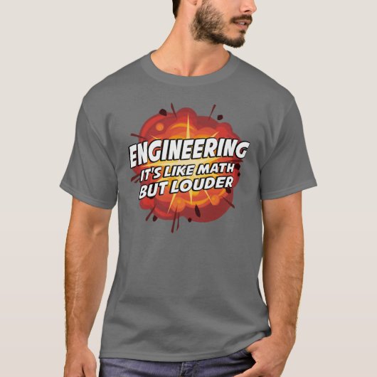 設計-数学のようしかし大声でです Tシャツ (正面)