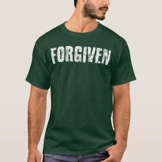 許されたキリスト教徒のための男性向けインスピレーションデザイン Tシャツ