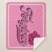 許されたハイビスカスシェルパブランケット シェルパブランケット (正面)