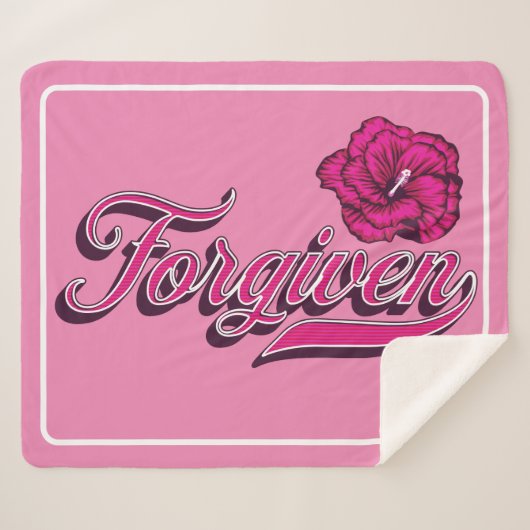 許されたハイビスカスシェルパブランケット シェルパブランケット (正面(横))