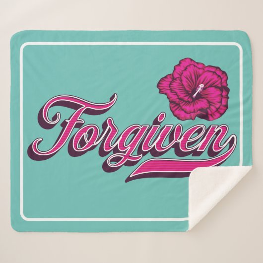 許されたハイビスカスシェルパブランケット シェルパブランケット (正面(横))