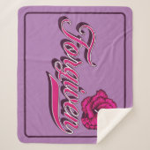 許されたハイビスカスシェルパブランケット シェルパブランケット (正面)