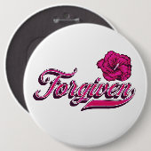 許されたハイビスカス 缶バッジ (正面&裏面)