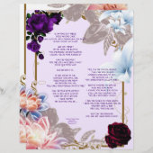 許されたパーソナライズされた紙 (正面/裏面)