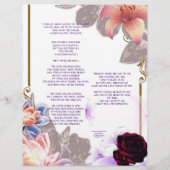 許されたパーソナライズされた紙 (裏面)