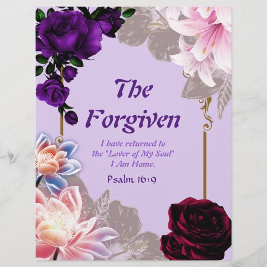 許されたパート1パーソナライズされた紙 (正面)