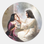 許された封筒用シールシール ラウンドシール (正面)