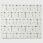 許された文字デイジー花デザイン ラッピングペーパー (フラット)