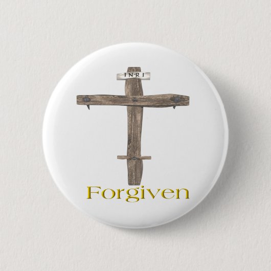 許された 缶バッジ (正面)