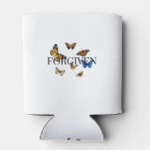 許された – 美しい蝶 – 昆虫 缶クーラー (裏面)