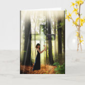 許されて(コンテンポラリーなキリスト教の芸術カード) カード (黄色い花)