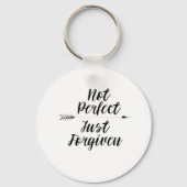 許され感動的るだけでは完璧ではないクリスチャン キーホルダー (正面)