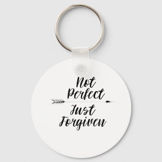 許され感動的るだけでは完璧ではないクリスチャン キーホルダー (正面)