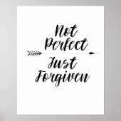 許され感動的るだけでは完璧ではないクリスチャン ポスター (正面)