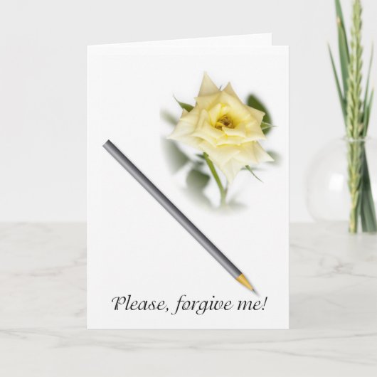 許してくれ カード (正面)