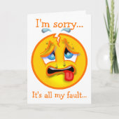 許してくれ カード (正面)