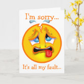 許してくれ カード (黄色い花)