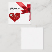 許してくれ ノートカード (正面/裏面)