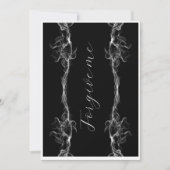 許してくれ 招待状 (正面)