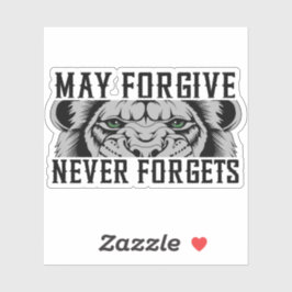 許してほしい、決してライオ忘れンではない シール