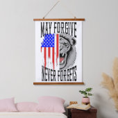 許してほしい、決してライオ忘れンではない 吊り下げ型タペストリー (寝室)