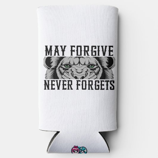 許してよ、決してライオ忘れンはクール スリム缶クーラー (正面)