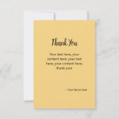 許して幸せになるフローラ ミニマル サンキューカード (裏面)