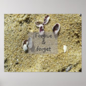 許して知恵忘れことわざポスター ポスター (正面)