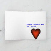 許して カード (内部)