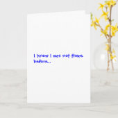 許して カード (黄色い花)