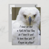 許して_ ポストカード (正面/裏面)