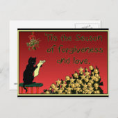 許しと愛のクリスマスのはがき シーズンポストカード (正面/裏面)