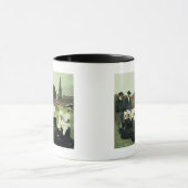 許しに坐っているブルターニュの女性 マグカップ (中央)