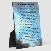 許しの手紙 フォトプラーク (側面)