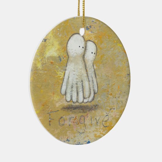 許しの治療の回復幽霊過去の芸術 セラミックオーナメント (右)