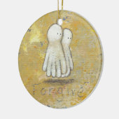 許しの治療の回復幽霊過去の芸術 セラミックオーナメント (左)