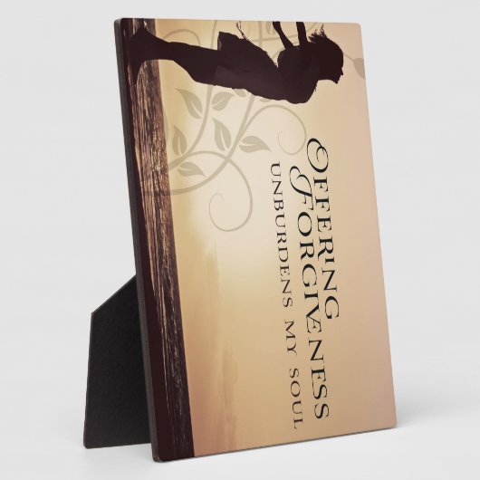 許しの申し出 フォトプラーク (側面)