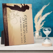 許しの申し出 フォトプラーク (側面)