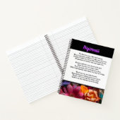 許しの詩 ノートブック (内部)